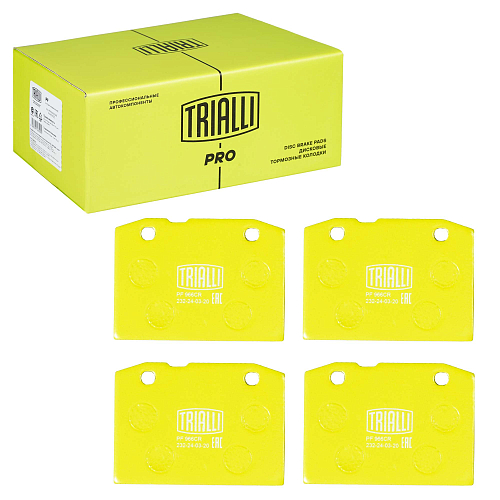 Колодки тормозные дисковые передние (керамические) для автомобилей Лада 2107 [серия PRO]