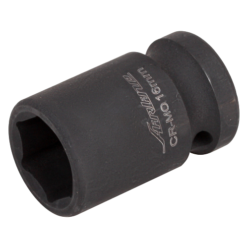 Головка ударная торцевая 1/2"DR шестигранная 16мм, L=38мм