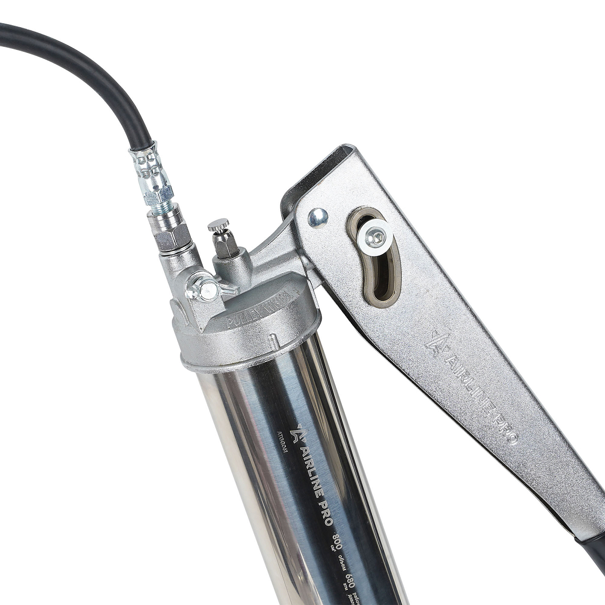 Шприц рычажно-плунжерный 800см3 PRO, клапан уд. воздуха, винт для сброса давления