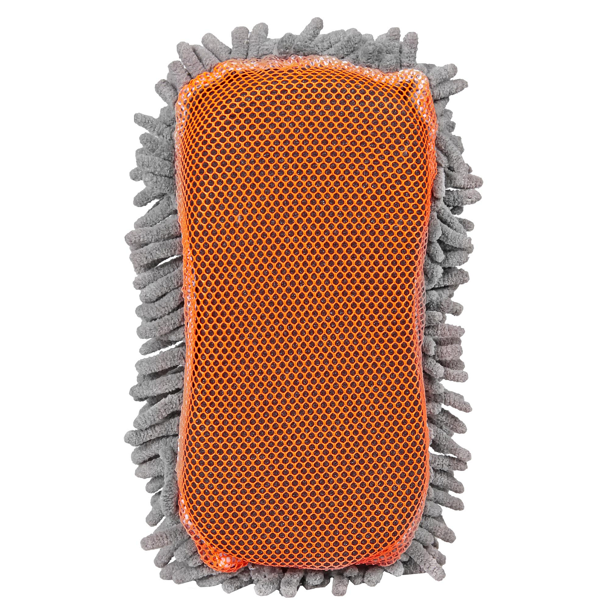 Губка-шиншилла с коралловой тканью (24*11 см)