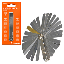 Щуп измерительный, набор 32пр. (0,04-0,88мм, L-90мм, стальной корпус), блистер