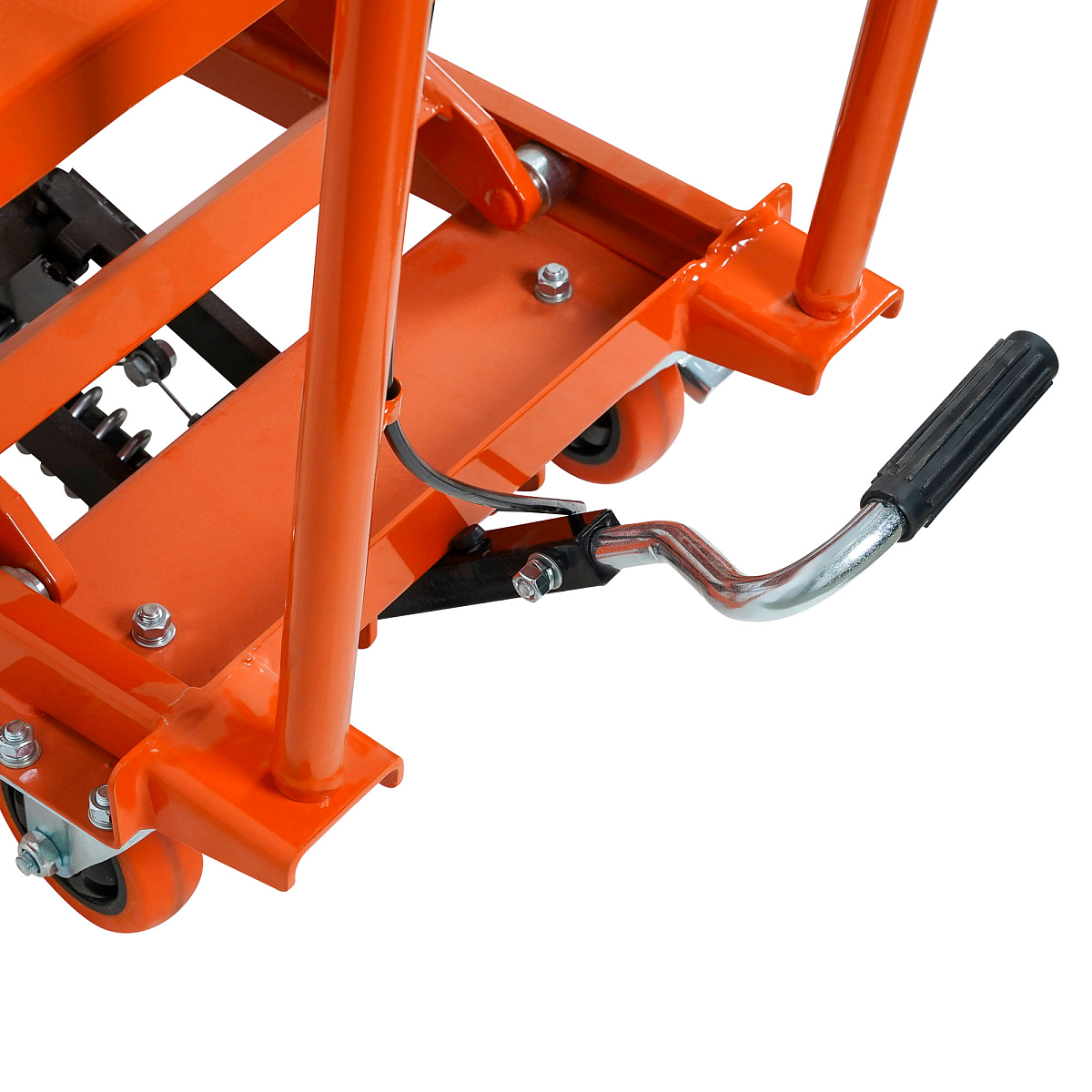 Стол подъемный гидравлический г/п 300кг 240-720мм передвижной, платформа 700x450мм