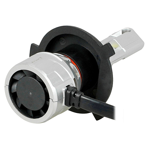 Лампа светодиодная H4 ULTRA, 55Вт, 10400Лм (5200Лм x 2), 6500К (Белый), 12/24В, комплект 2 шт.