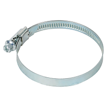 Хомут 50-70/9мм, червячный, усиленный, W1(оцинк), 1 шт.