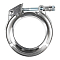 Хомут глушителя V-band быстросъемный (усиленный) с фланцами D=76 мм (нержавеющая сталь)