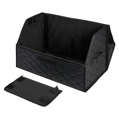 Органайзер-саквояж в багажник (55*30*35 см), стёганный ромб, цвет черный, МП-серия