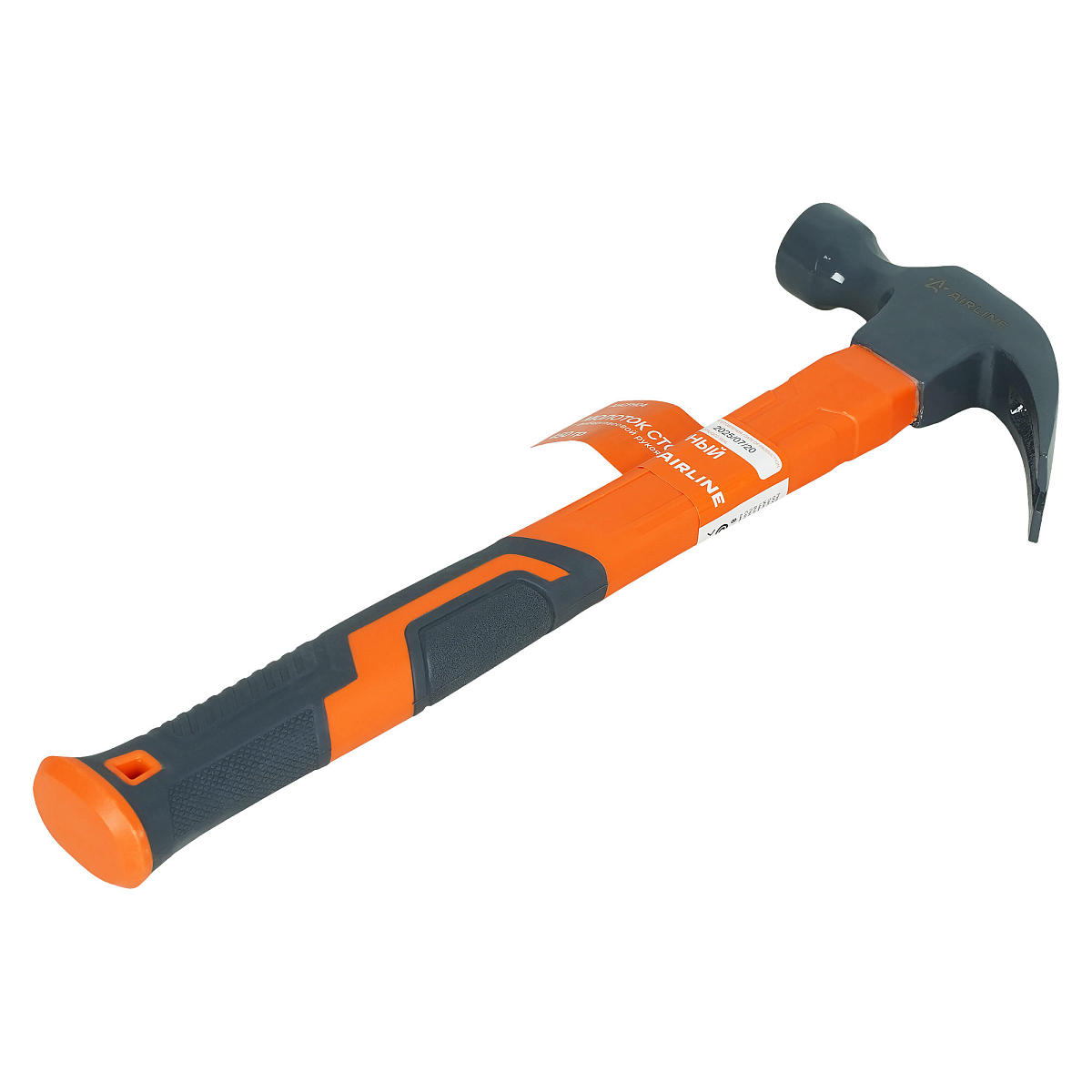 Молоток столярный с фибергласовой рукояткой 450гр