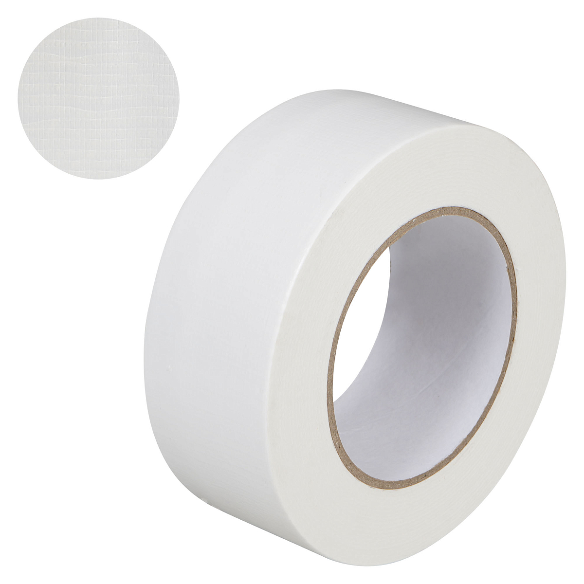 Лента клейкая армированная (скотч), 48мм*50м, белая