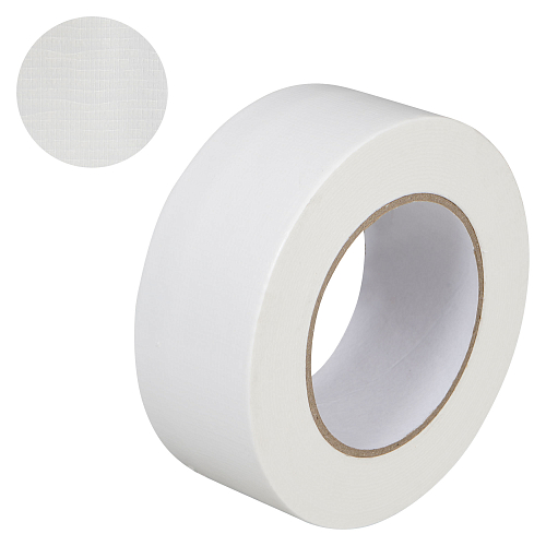 Лента клейкая армированная (скотч), 48мм*50м, белая