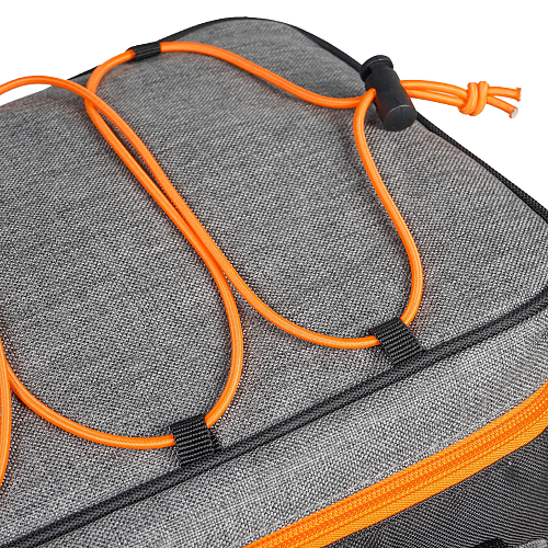 Сумка-холодильник (термосумка) PRO, 27л, 40*31*22см, водонепр., чер./сер.