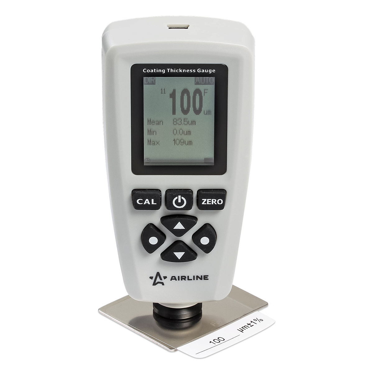 Толщиномер лакокрасочного покрытия PRO, непрерывн.измерение, черн./цвет. металлы, в кейсе