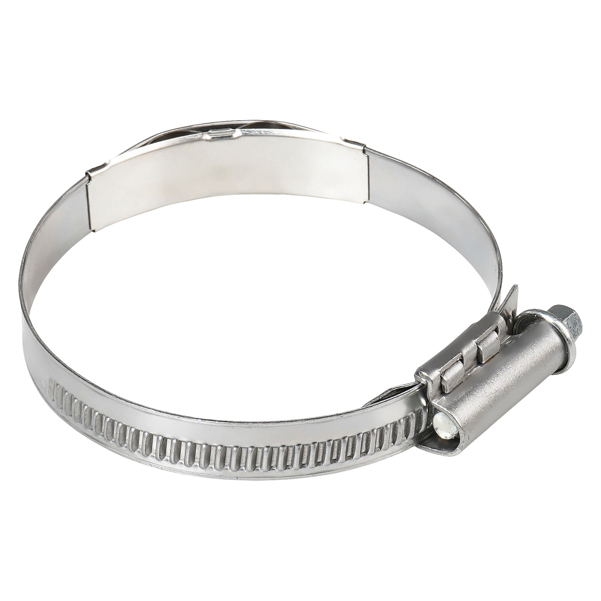 Хомут червячный 60-80/12мм с пружинной вставкой, W2 (нерж.)