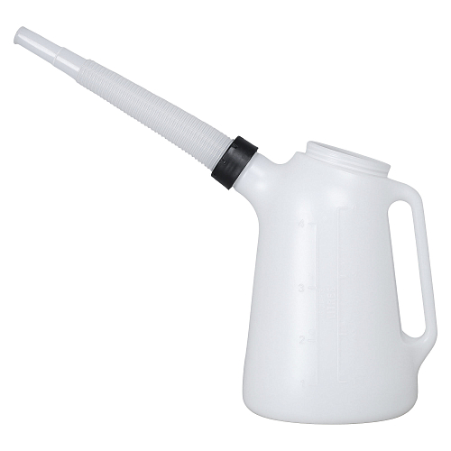 Емкость (лейка) мерная 4л пластиковая для масла и технических жидкостей