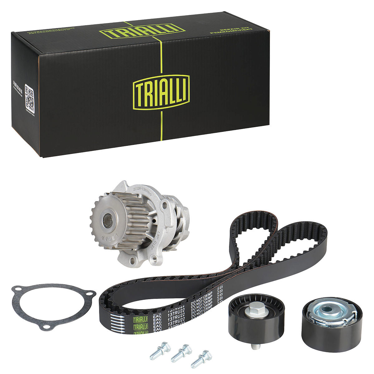 Ремкомплект ГРМ для автомобилей Лада 2170 (помпаLuzar/ремень HNBR/2 ролика)