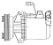 Компрессор кондиционера для автомобилей Fluence (10-)/Logan II (12-) 1.6i