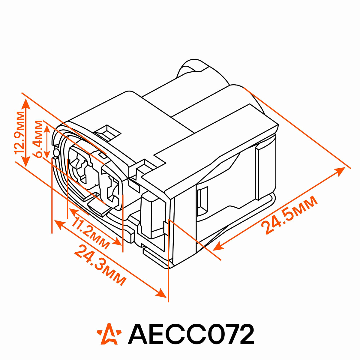 Разъём 2 pin с проводами для катушки зажигания Лада, Renault, Hyundai