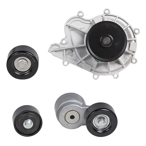 Насос водяной для автомобилей ГАЗель Next ISF2.8E4 (кмпл с ремнем 8PK2166+натяжCM0354+2рол)