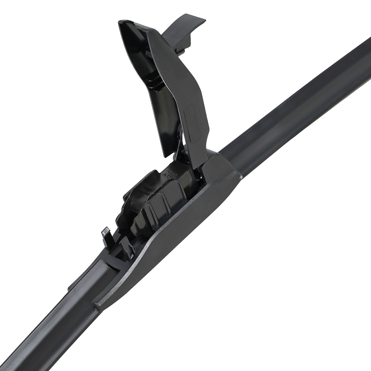 Щетка стеклоочистителя бескаркасная PLUS 430мм (17") 1 адаптер (Hook 9x3, 9x4 - Крючок 9x3, 9x4)