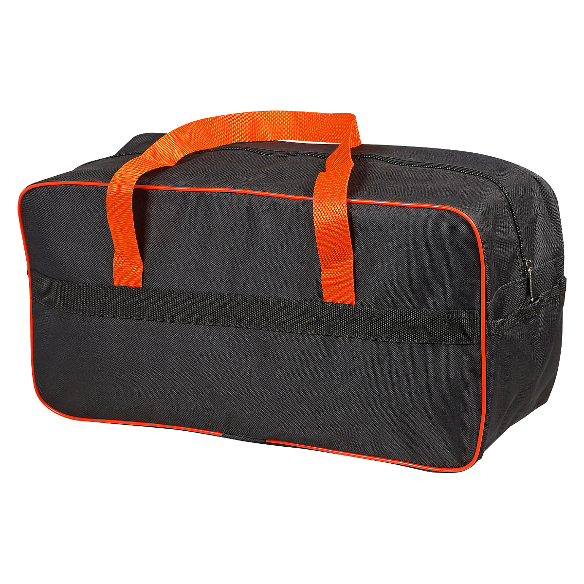 Сумка дорожная автомобильная, средняя (49*24*20 см), черн./оранж.