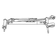 Трапеция стеклоочистителя для автомобилей Opel Corsa D (06-)