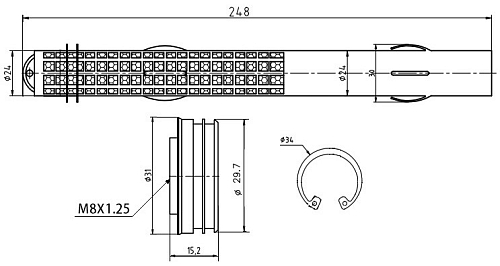 Осушитель кондиционера для автомобилей BMW 5 (F10) (10-)/X5 (E70) (07-)