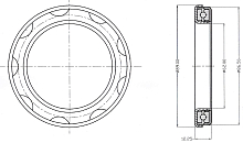 Подшипник опоры передней стойки для автомобиля Лада 1118/2170