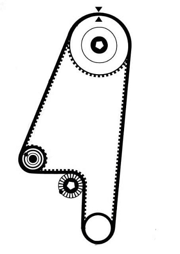 Ремкомплект ГРМ для автомобилей Daewoo Nexia (94-) 1.4i/1.5i SOHC (помпа/ремень/ролик)