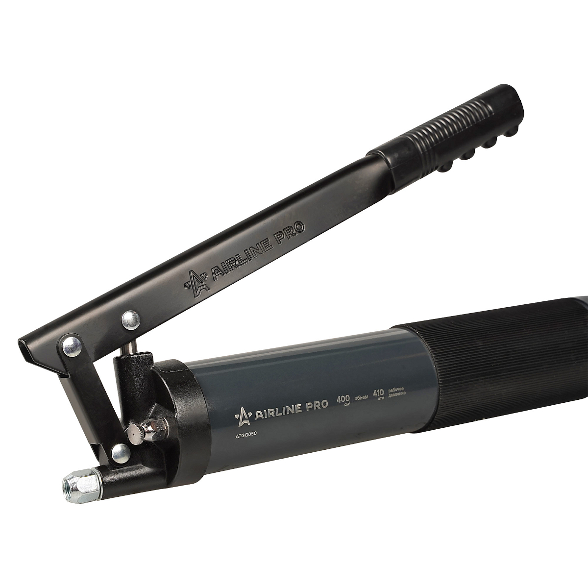 Шприц рычажно-плунжерный 400см3 PRO, клапан уд. воздуха (возможно примен. картриджа)