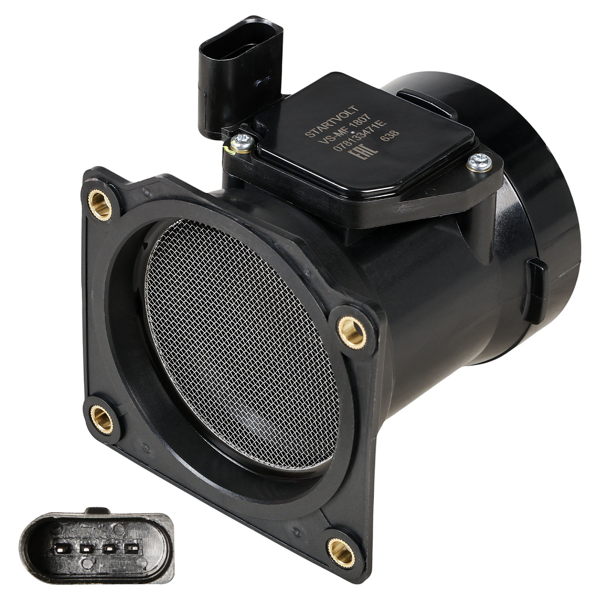 Датчик массового расхода воздуха для автомобилей VAG A6 (97-) 2.4i/2.8i