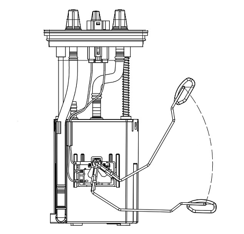 Модуль топливозаборника для автомобилей Hyundai H-1 (07-) 2.5CRDi