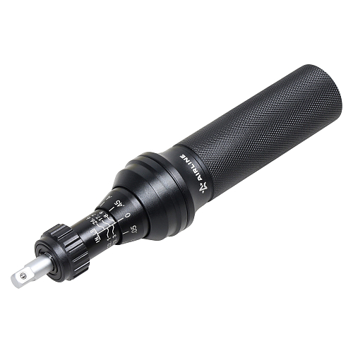 Отвертка динамометрическая 1/4" 1-3Нм, с битами 23 пр. (PH, HEX, TORX), кейс