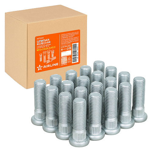 Шпилька колесная M12x1,5x28,5x42,5, d посадки 12,2, дакромет для а/м Honda