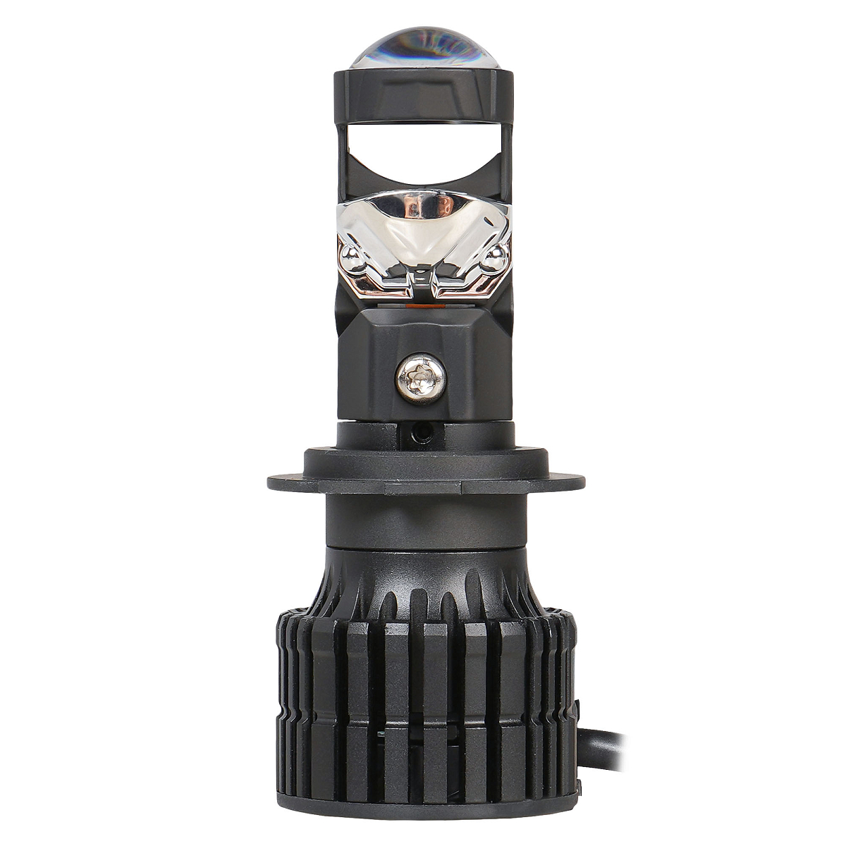 Лампа светодиодная H7 LED LENS, 50Вт, 6800Лм (3400Лм x 2), 6500К (Белый), 12/24В, комплект 2 шт.