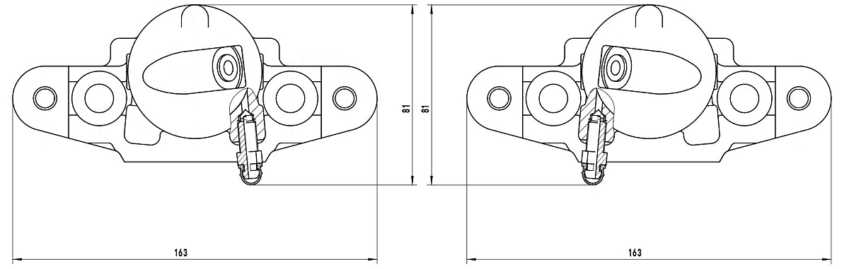 Комплект цилиндров тормозных для автомобилей Лада 2108 передний левый / правый d=48мм