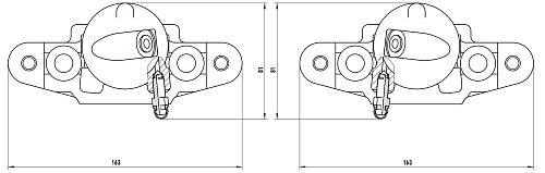 Комплект цилиндров тормозных для автомобилей Лада 2108 передний левый / правый d=48мм