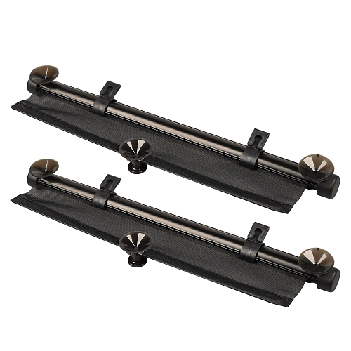 Шторки солнцезащитные 40*45см на боковые стекла, рулонного типа, компл. 2 шт., черные