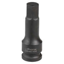 Головка ударная торцевая 1/2"DR внешний шестигранник H16, L=78мм