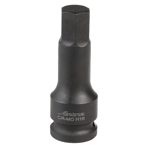 Головка ударная торцевая 1/2"DR внешний шестигранник H16, L=78мм
