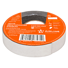 Лента двусторонняя клейкая (скотч), 20мм*5м, EVA вспененная основа, черная