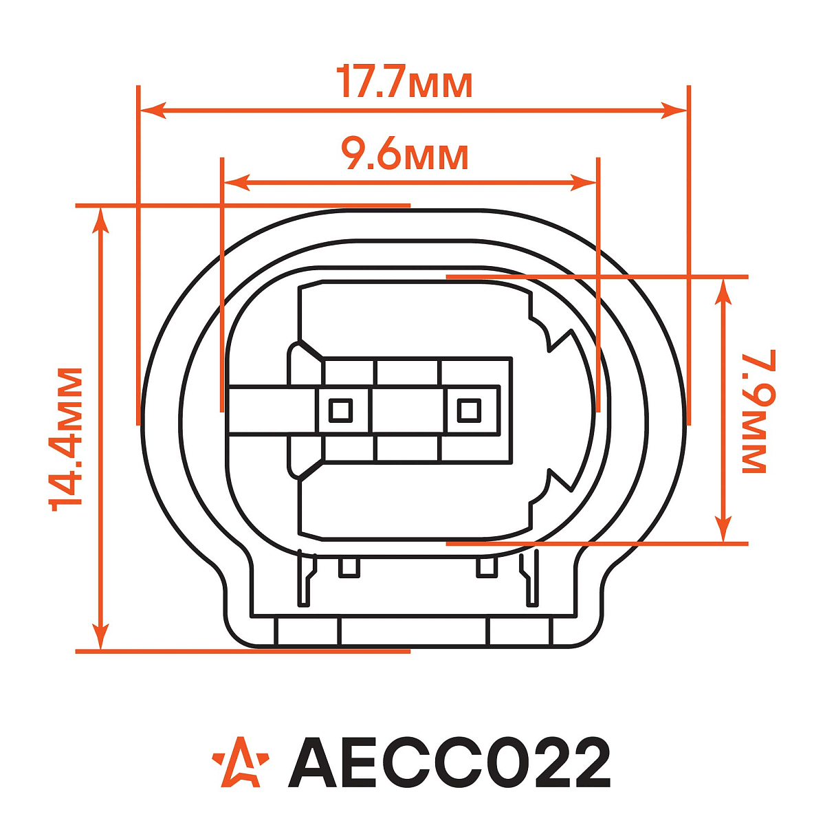 Разъём 2 pin с проводами для датчика ABS Лада, FIAT, Peugeot, Citroen; для датчика темп. BMW