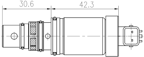 Клапан регулирующий для компрессора кондиционера LCAC 1431 LUZAR