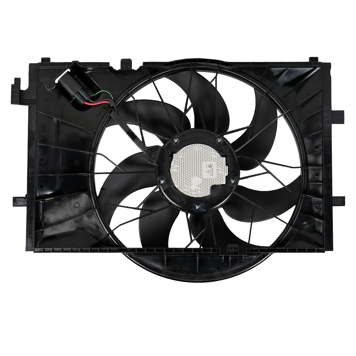 Электровентилятор охлаждения для автомобилей Mercedes-Benz C (W203) (00-) (с кожухом)