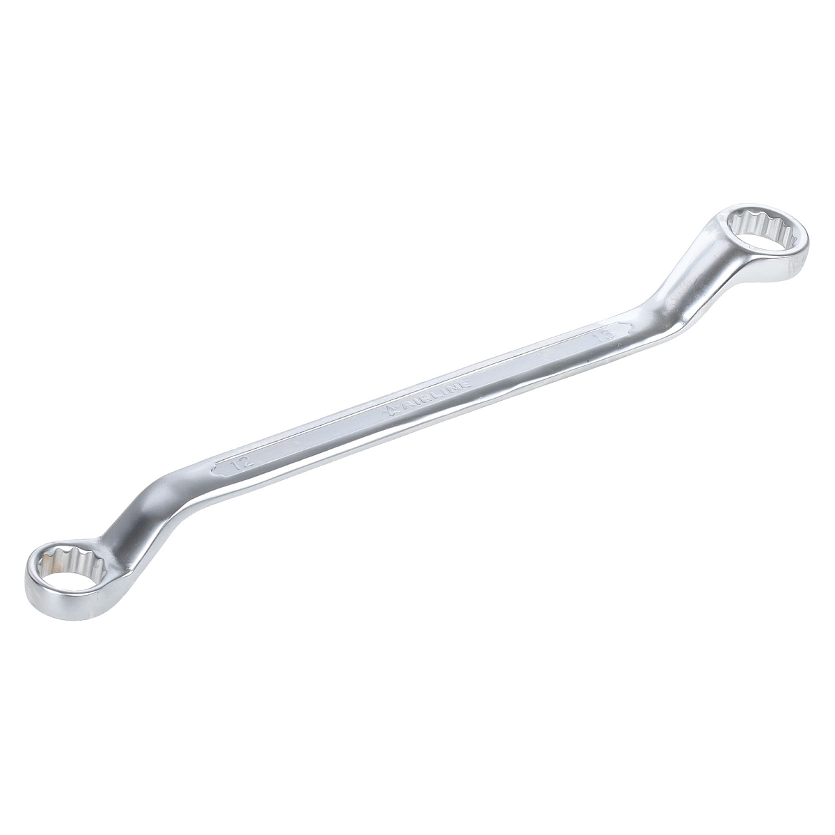 Ключ накидной с изгибом 12х13мм PRO, пласт.подвес