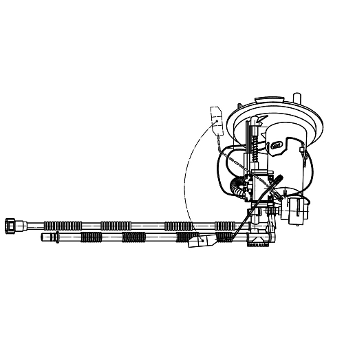 Модуль топливозаборника для автомобилей Mercedes-Benz E W212 (09-) 1.8i/C W204 (07-) 1.6i/1.8i