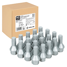 Болт колесный M12x1,25x22x47, конус, ключ 17, дакромет, 20 шт для а/м Лада/Fiat
