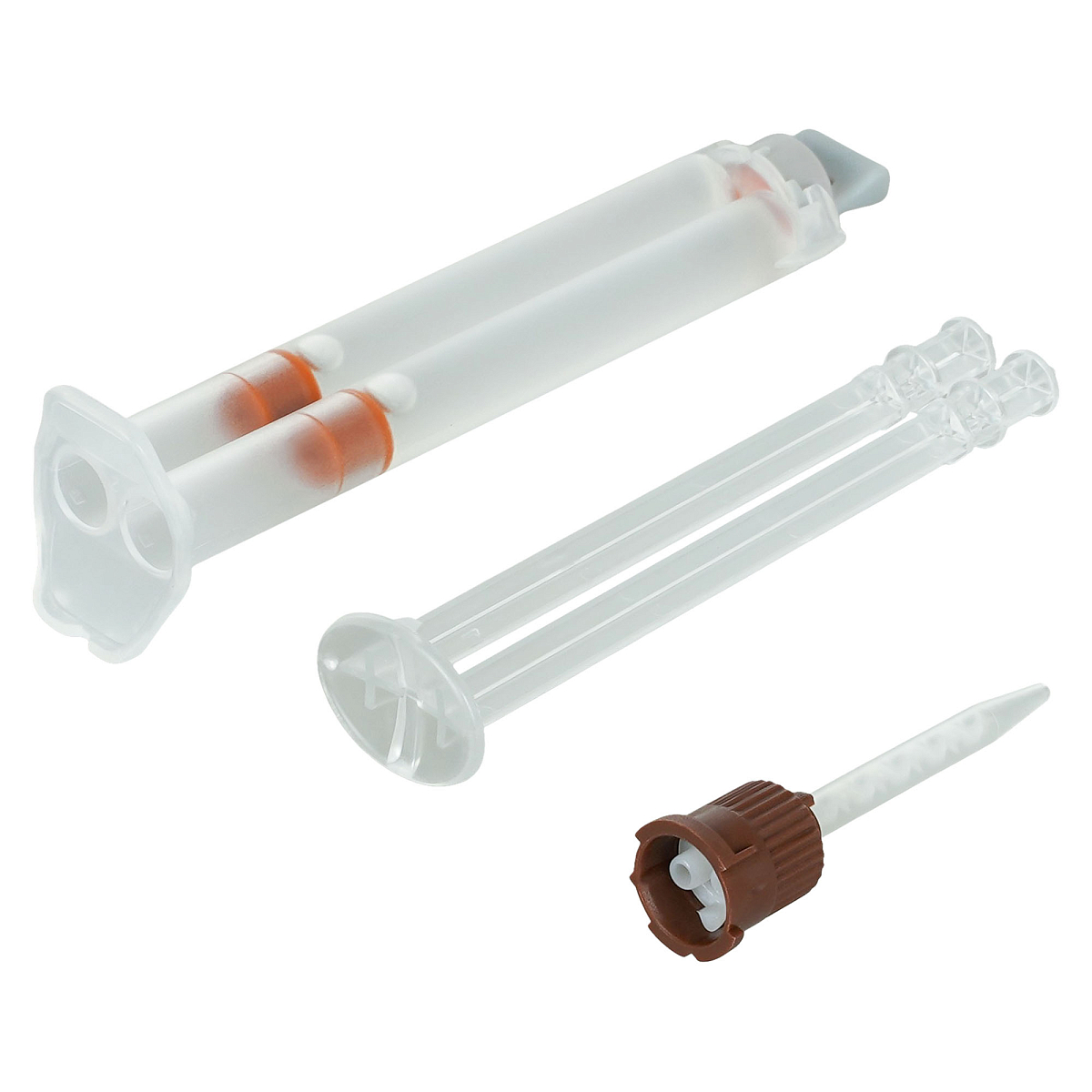 Клей-гель силиконовый для устан.датчика дождя, прозрачный, 2-х компонент.(2*2мл.), шприц