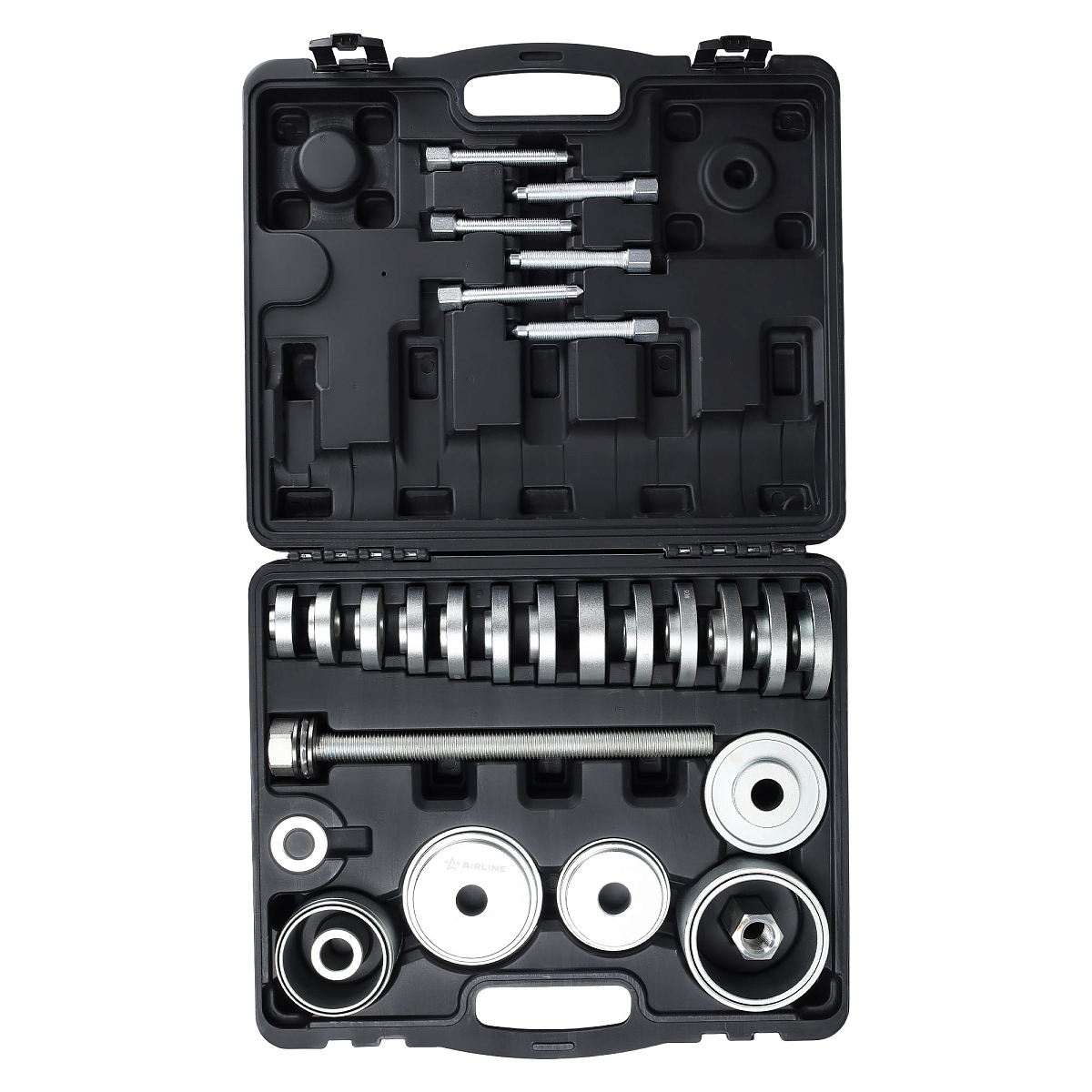 Оправки для монтажа и демонтажа ступичных подшипников, набор 31пр., кейс