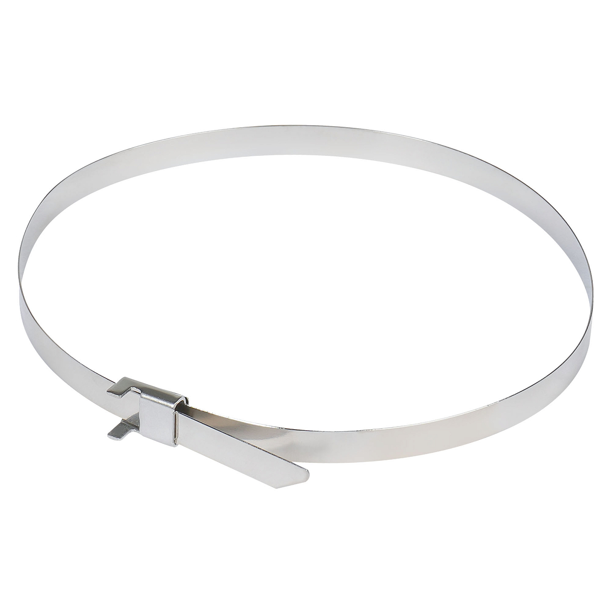 Хомут ленточный L350/6,4мм для пыльника ШРУСа, зажим, W4(304 нерж.)