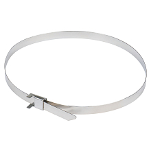 Хомут ленточный L350/6,4мм для пыльника ШРУСа, зажим, W4(304 нерж.)