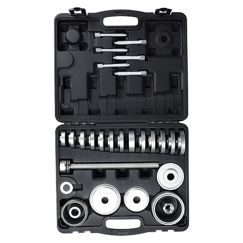 Оправки для монтажа и демонтажа ступичных подшипников, набор 31пр., кейс